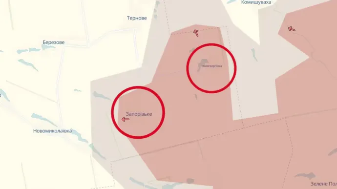 DeepState: захоплення Запорізького та Новогеоргіївки як новий виклик безпеці Дніпропетровщини